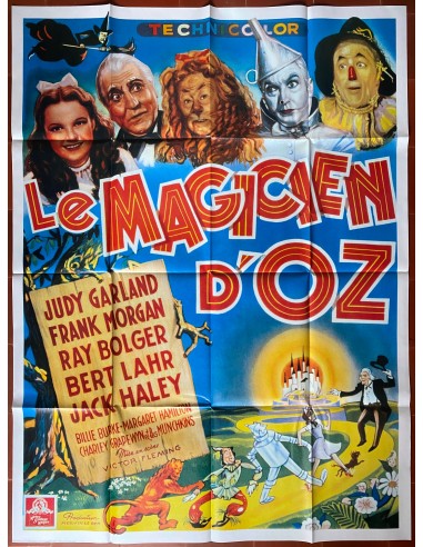 Affiche LE MAGICIEN D'OZ Wizard of Oz JUDY GARLAND Victor Fleming 120x160cm 90's les ligaments